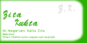 zita kukta business card
